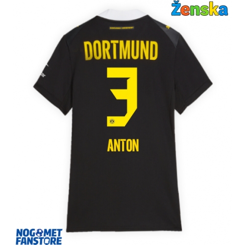 Borussia Dortmund Waldemar Anton #3 Gostujuci Dres za Ženska 2026-27 Kratak Rukav